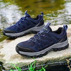 (🎁#7 Best Seller) Men’s Athletic Work Shoes – Arch Support, Wide Toe Box, Breathable, Lightweight, Non-Slip, Built for Hiking & Outdoor Use