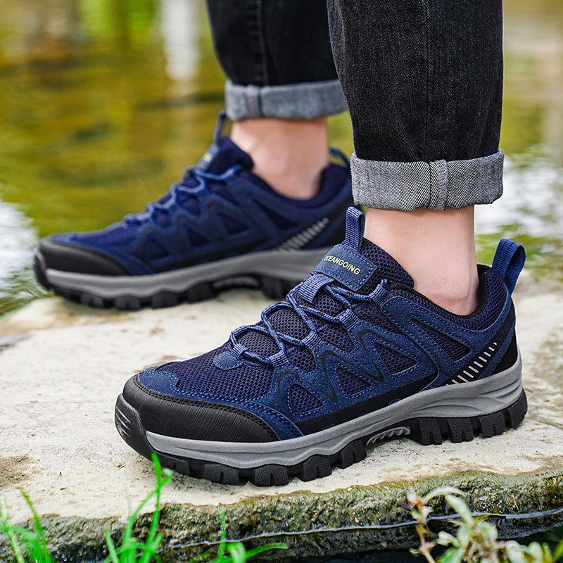 (🎁#7 Best Seller) Men’s Athletic Work Shoes – Arch Support, Wide Toe Box, Breathable, Lightweight, Non-Slip, Built for Hiking & Outdoor Use
