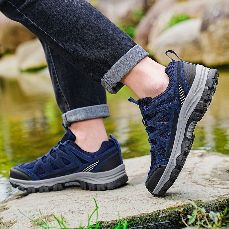 (🎁#7 Best Seller) Men’s Athletic Work Shoes – Arch Support, Wide Toe Box, Breathable, Lightweight, Non-Slip, Built for Hiking & Outdoor Use