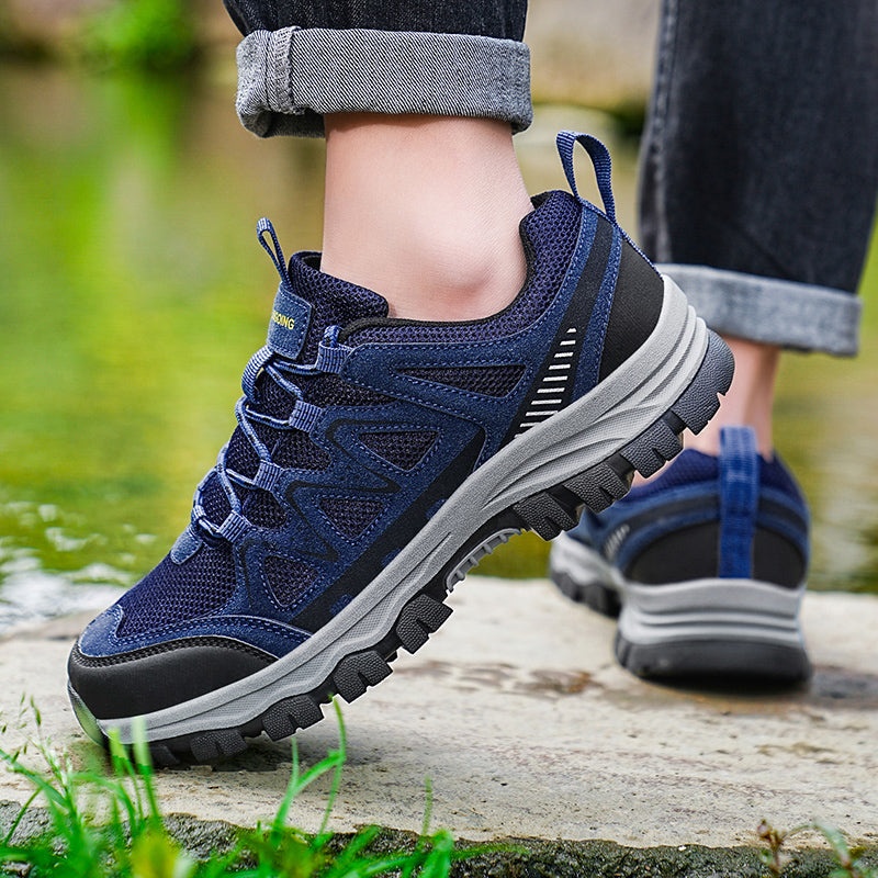 (🎁#7 Best Seller) Men’s Athletic Work Shoes – Arch Support, Wide Toe Box, Breathable, Lightweight, Non-Slip, Built for Hiking & Outdoor Use