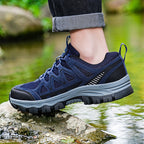 (🎁#7 Best Seller) Men’s Athletic Work Shoes – Arch Support, Wide Toe Box, Breathable, Lightweight, Non-Slip, Built for Hiking & Outdoor Use