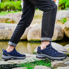 (🎁#7 Best Seller) Men’s Athletic Work Shoes – Arch Support, Wide Toe Box, Breathable, Lightweight, Non-Slip, Built for Hiking & Outdoor Use