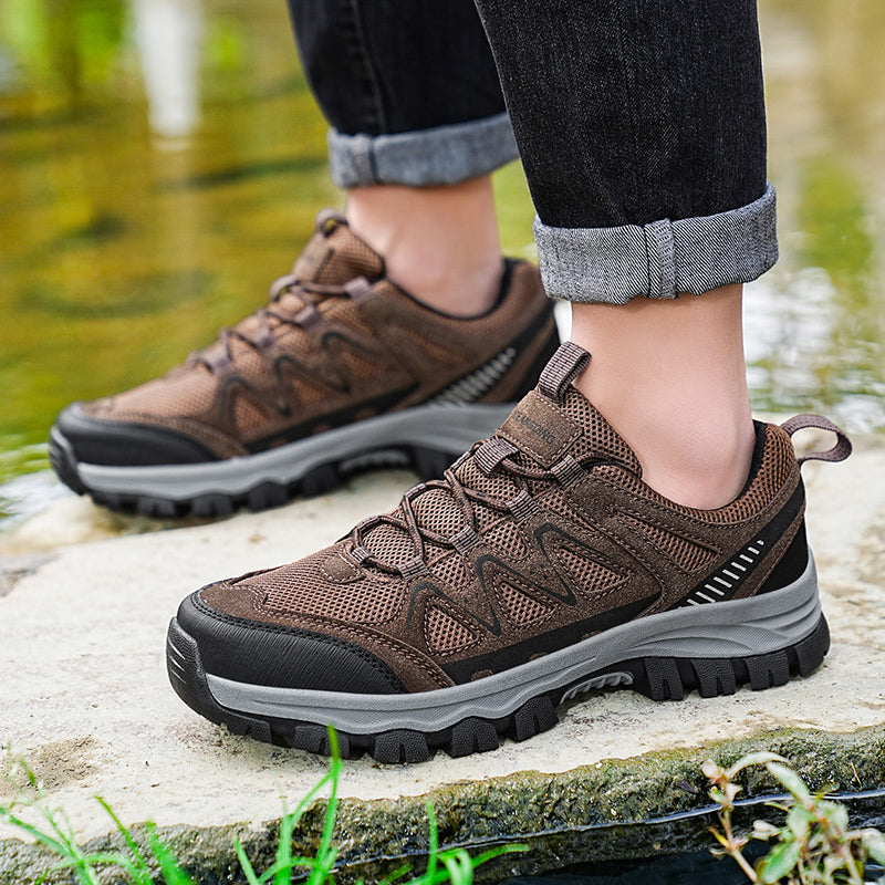 (🎁#7 Best Seller) Men’s Athletic Work Shoes – Arch Support, Wide Toe Box, Breathable, Lightweight, Non-Slip, Built for Hiking & Outdoor Use
