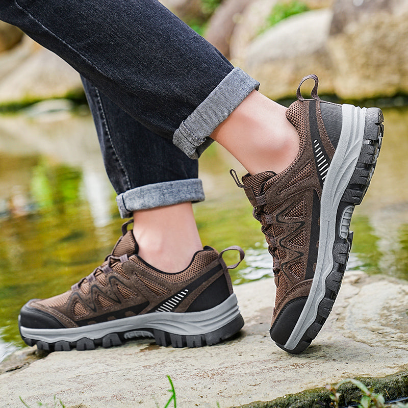 (🎁#7 Best Seller) Men’s Athletic Work Shoes – Arch Support, Wide Toe Box, Breathable, Lightweight, Non-Slip, Built for Hiking & Outdoor Use
