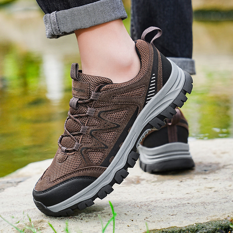 (🎁#7 Best Seller) Men’s Athletic Work Shoes – Arch Support, Wide Toe Box, Breathable, Lightweight, Non-Slip, Built for Hiking & Outdoor Use