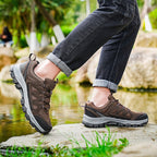 (🎁#7 Best Seller) Men’s Athletic Work Shoes – Arch Support, Wide Toe Box, Breathable, Lightweight, Non-Slip, Built for Hiking & Outdoor Use