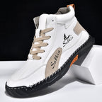 Men’s Handmade Leather Boots – Waterproof, Arch Support, Pressure Relief, Wide Toe Box, Built for Outdoor Comfort