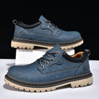 Men’s Durable Orthopedic  Leather Hiking Shoes – Waterproof, Slip-Resistant, Arch Support, Comfortable for All-Day Wear