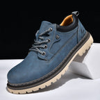 Men’s Durable Orthopedic  Leather Hiking Shoes – Waterproof, Slip-Resistant, Arch Support, Comfortable for All-Day Wear
