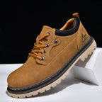 Men’s Durable Orthopedic  Leather Hiking Shoes – Waterproof, Slip-Resistant, Arch Support, Comfortable for All-Day Wear
