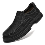⏰Limited-Time 70% OFF –Men’s Slip-On Leather Loafers – Comfortable All-Day Walking Shoes with Arch Support, Non-Slip, Perfect for Work & Casual