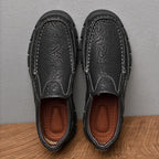 ⏰Limited-Time 70% OFF –Men’s Slip-On Leather Loafers – Comfortable All-Day Walking Shoes with Arch Support, Non-Slip, Perfect for Work & Casual