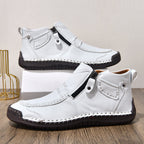 ⏰Limited Time Sale 70% OFF– Men’s Handmade Leather Driving Boots | Wide Toe, Arch Support, Waterproof, Pressure Relief, Non-Slip Comfort for Everyday & Travel