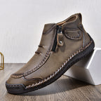 ⏰Limited Time Sale 70% OFF– Men’s Handmade Leather Driving Boots | Wide Toe, Arch Support, Waterproof, Pressure Relief, Non-Slip Comfort for Everyday & Travel