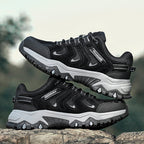 Men’s Composite Toe Outdoor Hiking Shoes, Arch Support, Wide Fit, Lightweight Comfort & Slip-Resistant Grip