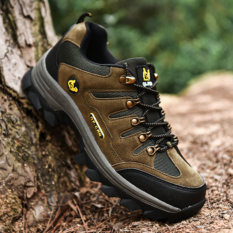 Men's Outdoor Hiking Shoes - Max Grip, Tough Durable, Cushion Comfort, All-Day Wear