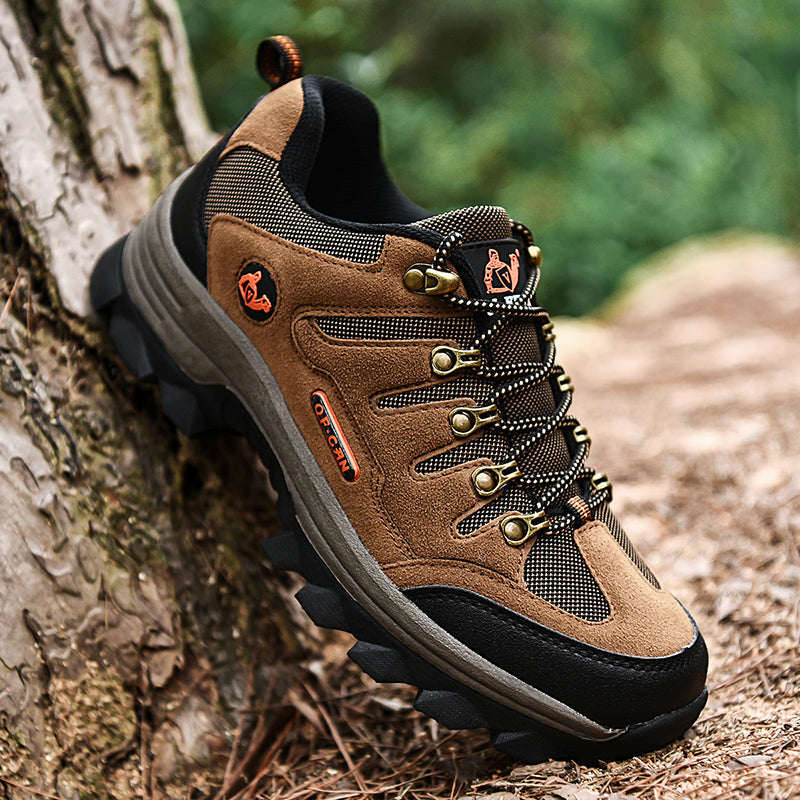 Men's Outdoor Hiking Shoes - Max Grip, Tough Durable, Cushion Comfort, All-Day Wear