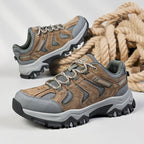 Men’s Composite Toe Outdoor Hiking Shoes, Arch Support, Wide Fit, Lightweight Comfort & Slip-Resistant Grip