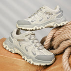 Men’s Composite Toe Outdoor Hiking Shoes, Arch Support, Wide Fit, Lightweight Comfort & Slip-Resistant Grip