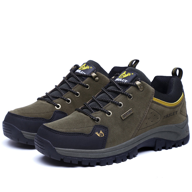 Men’s Steel Toe Hiking Work Shoes – Puncture-Resistant, Lightweight, Slip-Resistant & Durable for Outdoor Work