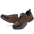 Men’s Steel Toe Hiking Work Shoes – Puncture-Resistant, Lightweight, Slip-Resistant & Durable for Outdoor Work