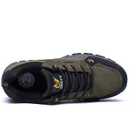 Men’s Steel Toe Hiking Work Shoes – Puncture-Resistant, Lightweight, Slip-Resistant & Durable for Outdoor Work