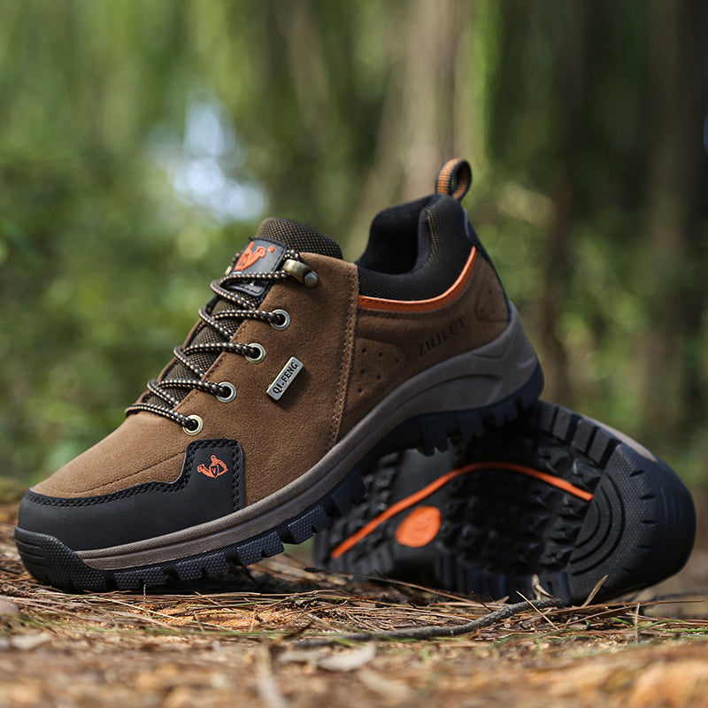 Men’s Steel Toe Hiking Work Shoes – Puncture-Resistant, Lightweight, Slip-Resistant & Durable for Outdoor Work
