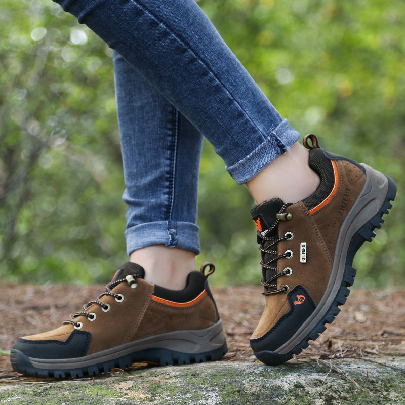 Men’s Steel Toe Hiking Work Shoes – Puncture-Resistant, Lightweight, Slip-Resistant & Durable for Outdoor Work