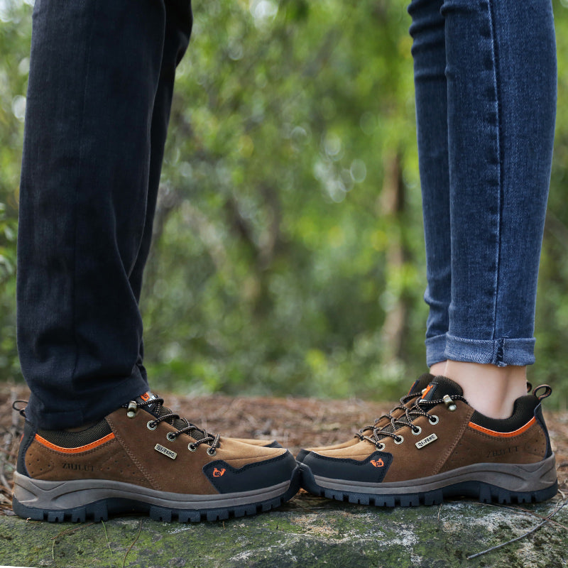 Men’s Steel Toe Hiking Work Shoes – Puncture-Resistant, Lightweight, Slip-Resistant & Durable for Outdoor Work