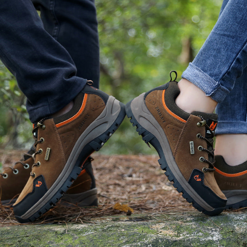 Men’s Steel Toe Hiking Work Shoes – Puncture-Resistant, Lightweight, Slip-Resistant & Durable for Outdoor Work