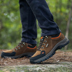 Men’s Steel Toe Hiking Work Shoes – Puncture-Resistant, Lightweight, Slip-Resistant & Durable for Outdoor Work