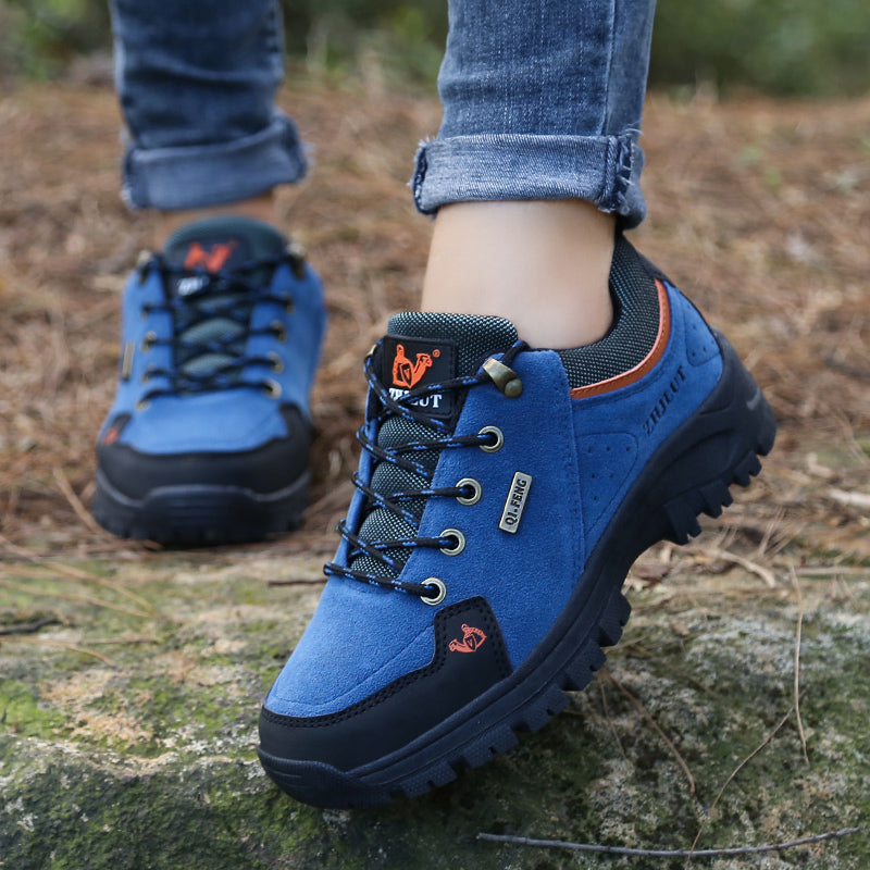 Men’s Steel Toe Hiking Work Shoes – Puncture-Resistant, Lightweight, Slip-Resistant & Durable for Outdoor Work