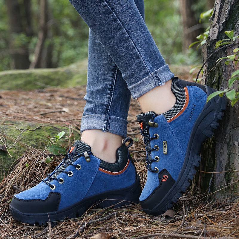 Men’s Steel Toe Hiking Work Shoes – Puncture-Resistant, Lightweight, Slip-Resistant & Durable for Outdoor Work