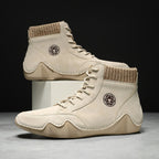 ⏰Limited-Time 70% OFF – Men’s Handmade Orthopedic Leather Boots – Wide Toe Box, Waterproof, Arch Support & Pressure Relief