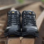 ⏰Limited Time Sale 70% OFF-Men’s Handmade Premium Leather Slip-On Driving Boots – Wide Toe, Arch Support, Waterproof, Pressure Relief, Non-Slip Sole for Casual, Travel&Outdoor