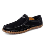 (⏰Last Day 70% OFF🔥)Men's Handcrafted Suede Slip-On Loafers | Lightweight, Rebound Cushioning for Driving & Casual Comfort