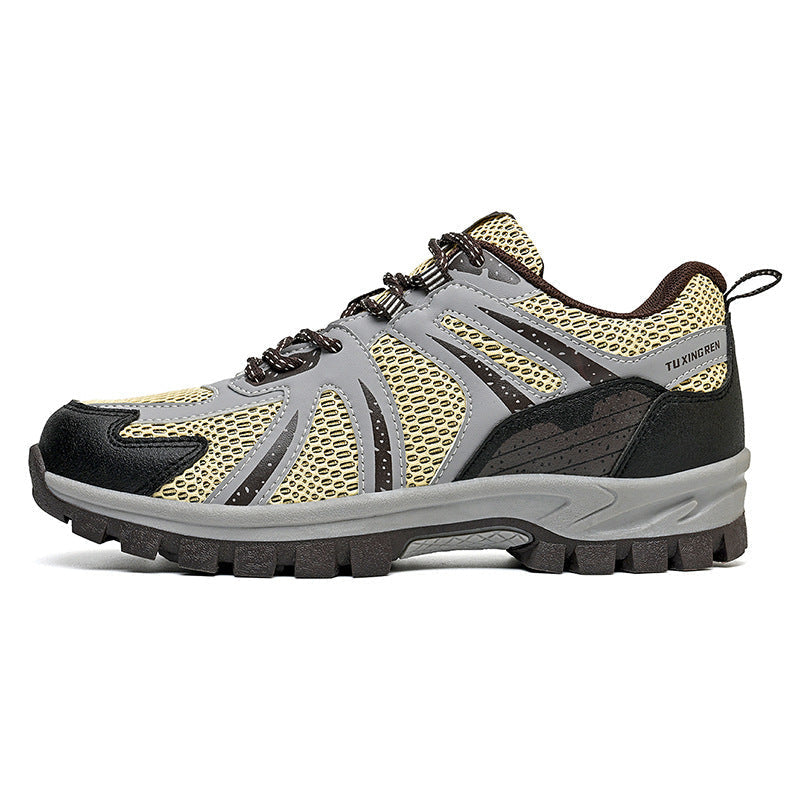 Men’s Steel Toe Safety Sneakers – Breathable Mesh, Lightweight Comfort, Non-Slip Grip & Puncture-Resistant Protection