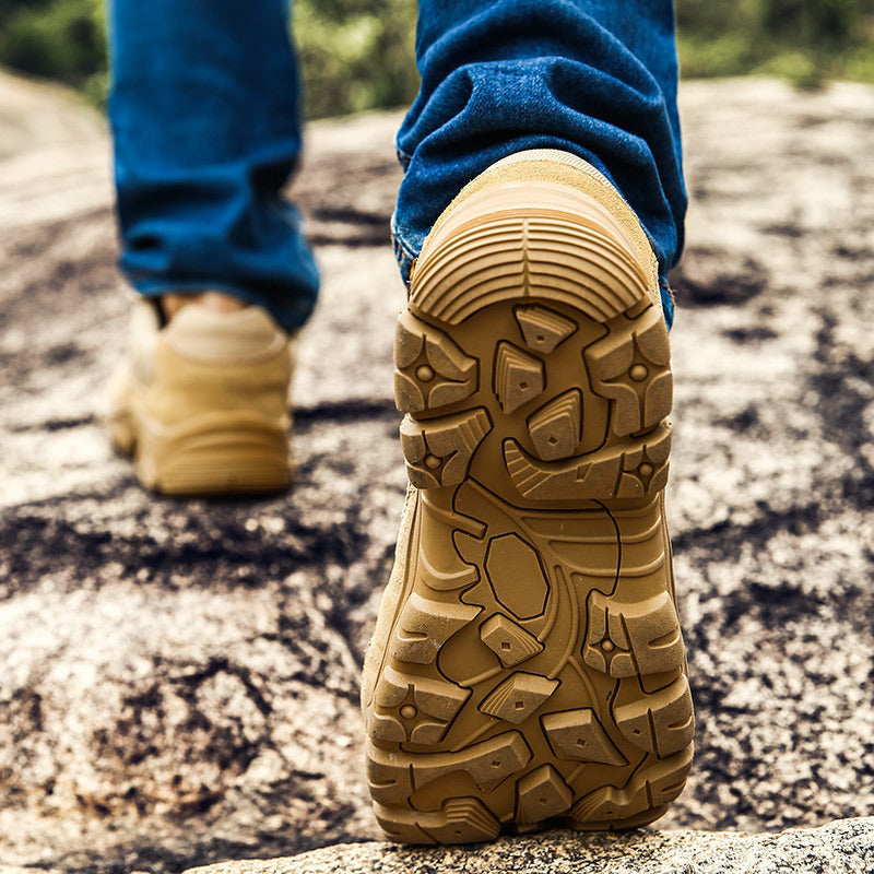 Men’s ASTM-Certified Steel Toe Work Shoes – Puncture-Resistant, Arch Support, Wide Toe Box, Breathable, Lightweight & Slip-Resistant