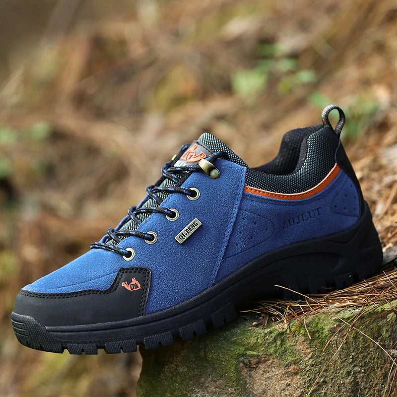Men’s Steel Toe Hiking Work Shoes – Puncture-Resistant, Lightweight, Slip-Resistant & Durable for Outdoor Work
