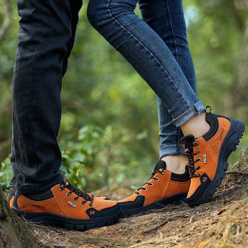 Men’s Steel Toe Hiking Work Shoes – Puncture-Resistant, Lightweight, Slip-Resistant & Durable for Outdoor Work