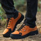 Men’s Steel Toe Hiking Work Shoes – Puncture-Resistant, Lightweight, Slip-Resistant & Durable for Outdoor Work
