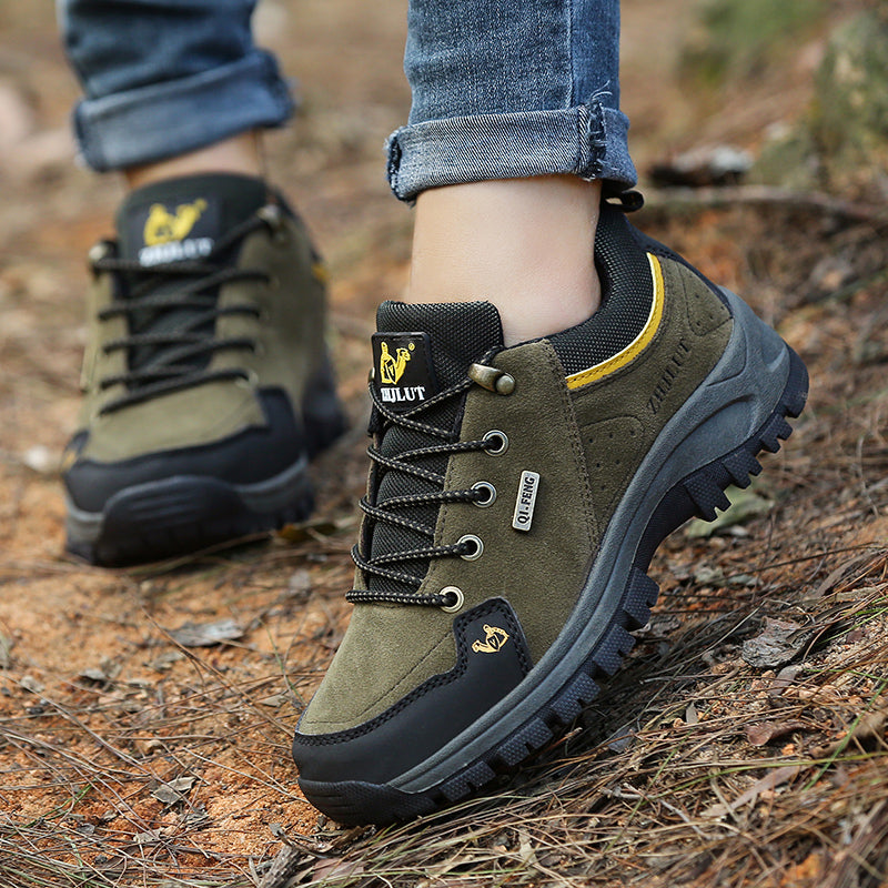 Men’s Steel Toe Hiking Work Shoes – Puncture-Resistant, Lightweight, Slip-Resistant & Durable for Outdoor Work