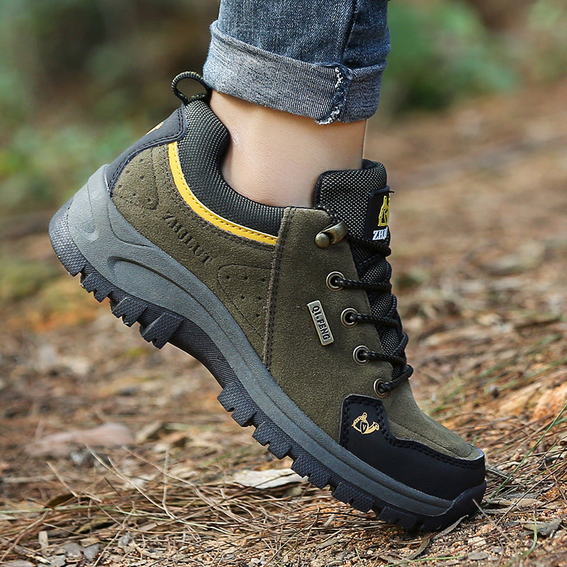 Men’s Steel Toe Hiking Work Shoes – Puncture-Resistant, Lightweight, Slip-Resistant & Durable for Outdoor Work