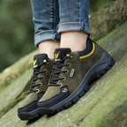 Men’s Steel Toe Hiking Work Shoes – Puncture-Resistant, Lightweight, Slip-Resistant & Durable for Outdoor Work