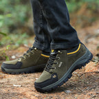 Men’s Steel Toe Hiking Work Shoes – Puncture-Resistant, Lightweight, Slip-Resistant & Durable for Outdoor Work