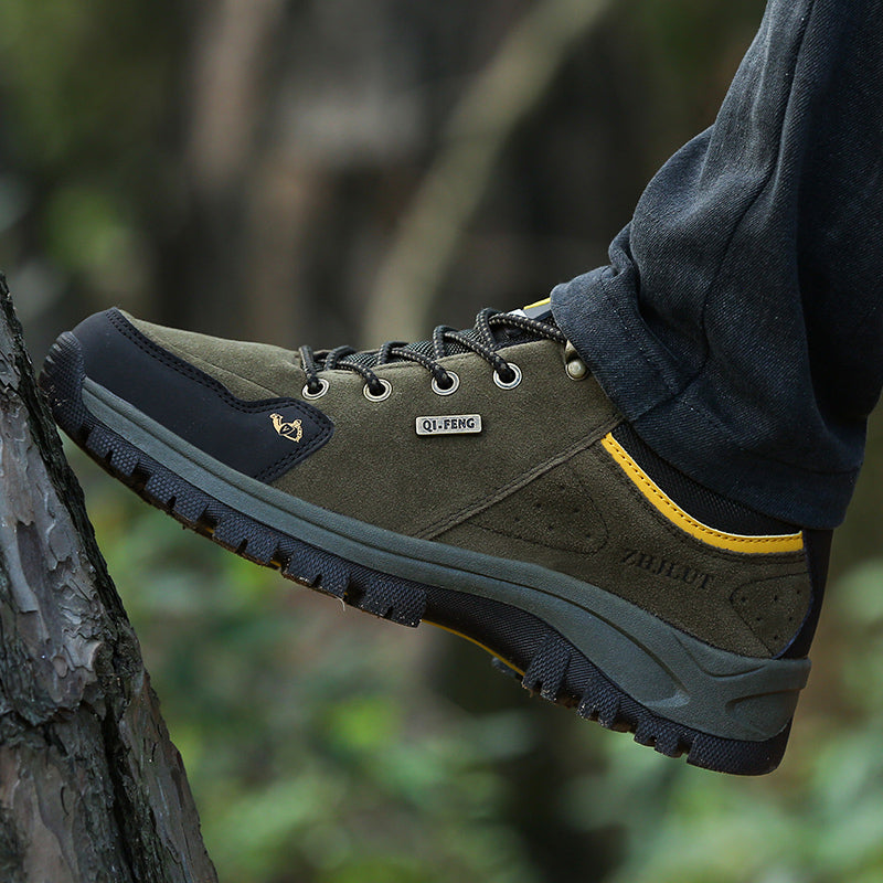 Men’s Steel Toe Hiking Work Shoes – Puncture-Resistant, Lightweight, Slip-Resistant & Durable for Outdoor Work