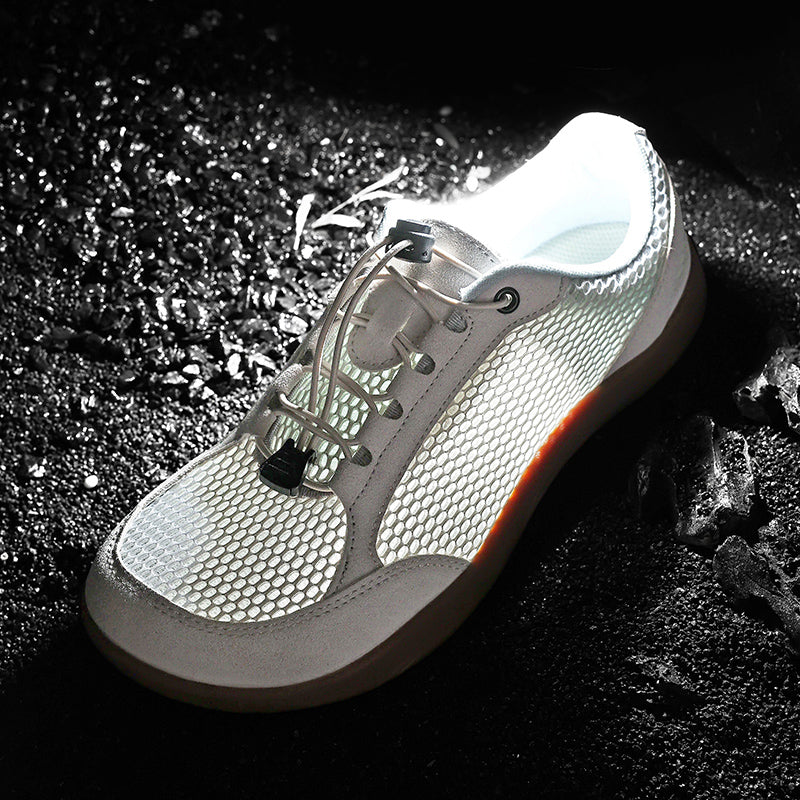 Men’s Barefoot Walking Shoes – Wide Toe Box, Breathable Mesh, Lightweight Comfort & Non-Slip Sole for Everyday Wear