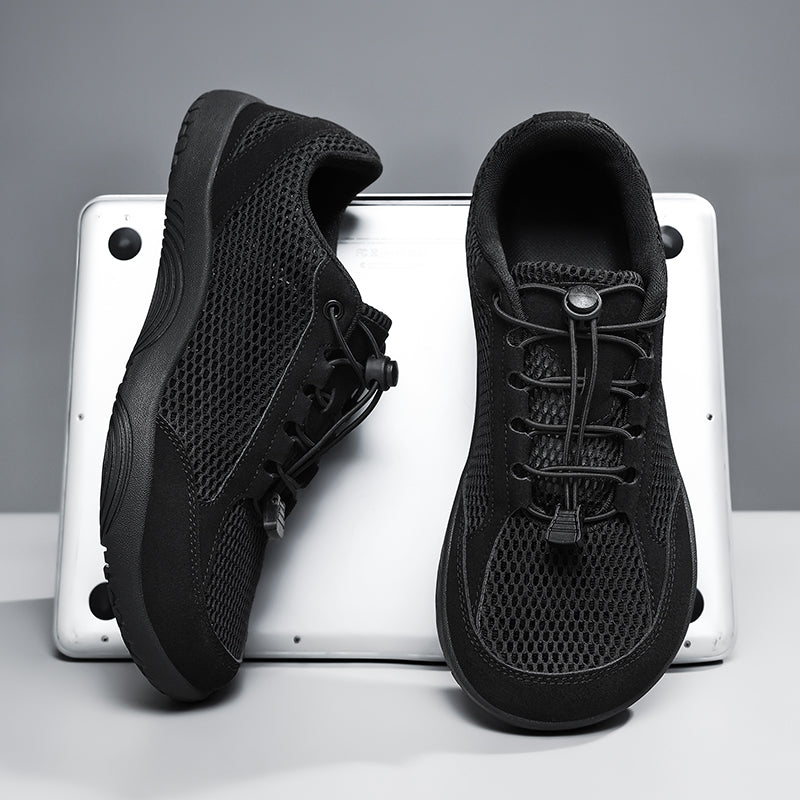 Men’s Barefoot Walking Shoes – Wide Toe Box, Breathable Mesh, Lightweight Comfort & Non-Slip Sole for Everyday Wear