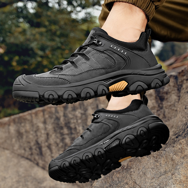 ⏰Limited-Time 70% OFF –Men's Orthopedic Outdoor Anti-Puncture Hiking Shoes–Arch Support, Non-Slip,Waterproof Anti-Sprain