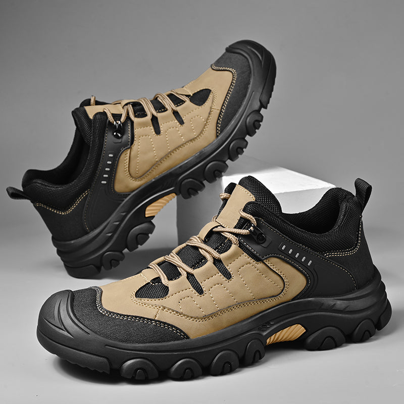 ⏰Limited-Time 70% OFF –Men's Orthopedic Outdoor Anti-Puncture Hiking Shoes–Arch Support, Non-Slip,Waterproof Anti-Sprain